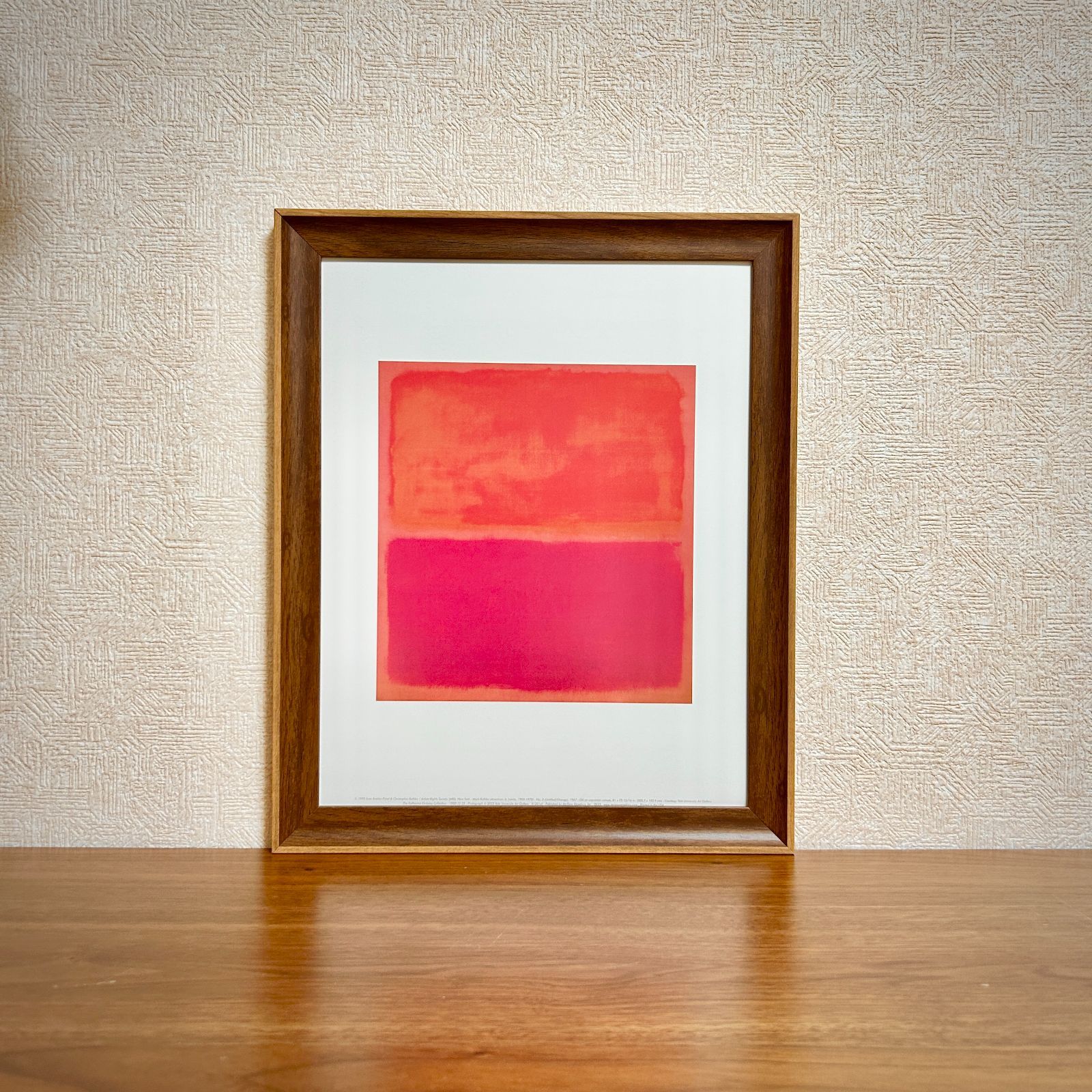 アートポスター マーク・ロスコ エキシビジョンポスター 新品☆額縁付アートポスター☆マーク・ロスコ☆Mark Rothko