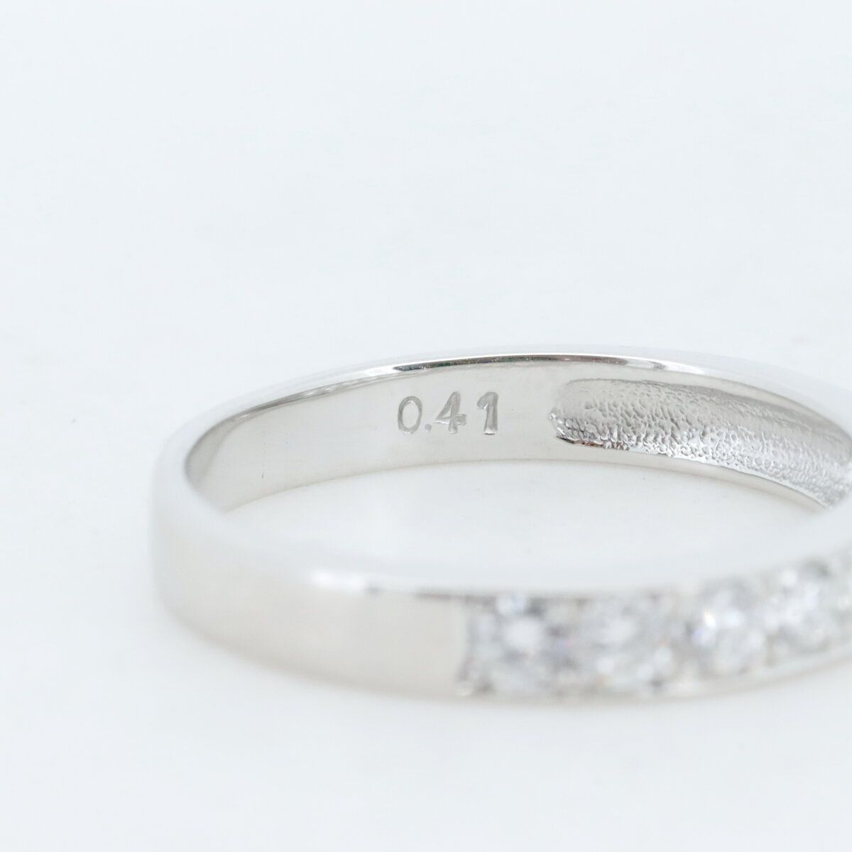 タサキ ハーフエタニティ ダイヤモンド リング 指輪 0.41ct 10号 Pt900  