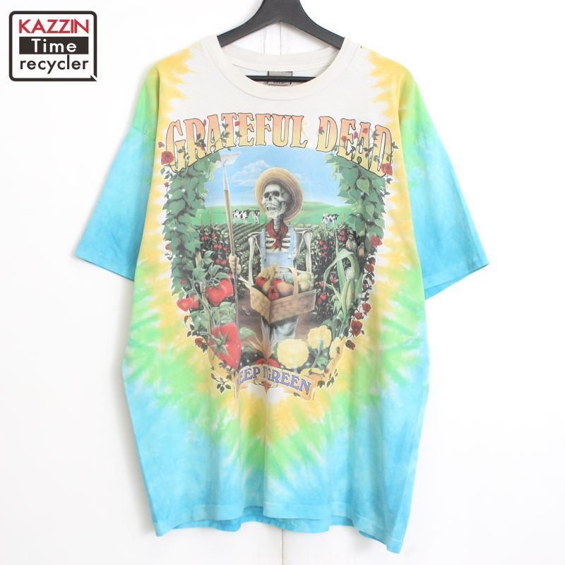 90s USA製 vintage グレイトフルデッド Grateful Dead LIQUID BLUE タイダイ柄 KEEP IT GREEN バンド Ｔシャツ メンズ 表記XLサイズ - メルカリ