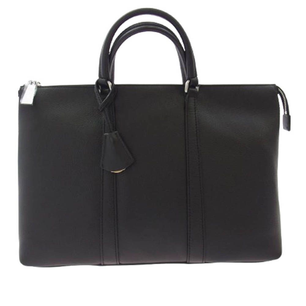 aniary アニアリ 07-01005 Shrink Leather レザー ブリーフケース ビジネスバッグ ブラック系 新古品 ♥
