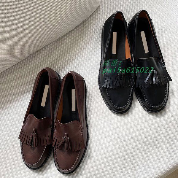 ローファー 痛くない 履きやすい ぺたんこ レザータッチ 春夏秋冬 デイブラック ラウンドトゥ ブラウン 楽ちん オールシーズン pai5a615022