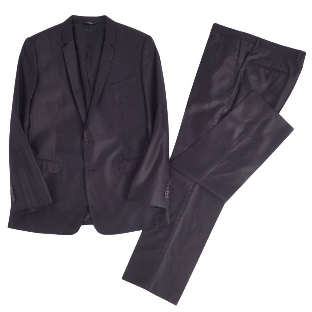 ドルチェ＆ガッバーナ セットアップ スーツ ウール グレー イタリア製