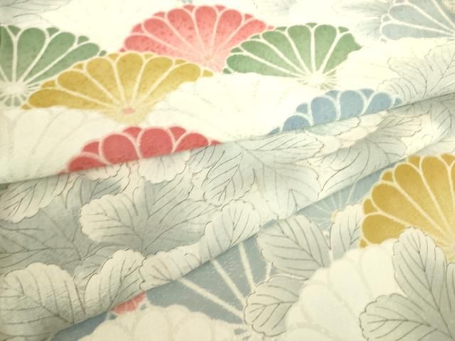 平和屋着物▽上質な小紋　単衣　菊尽くし　正絹　逸品　DAAS0584az 平和屋着物▽上質な小紋 単衣 菊尽くし 正絹 逸品 DAAS0584az - メルカリ