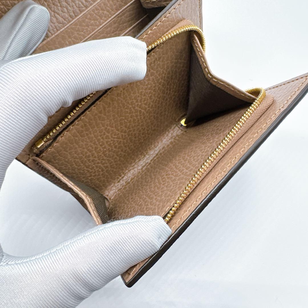 グッチ 598587 レザー GGマーモント 折り財布 GUCCI 美品 - メルカリ