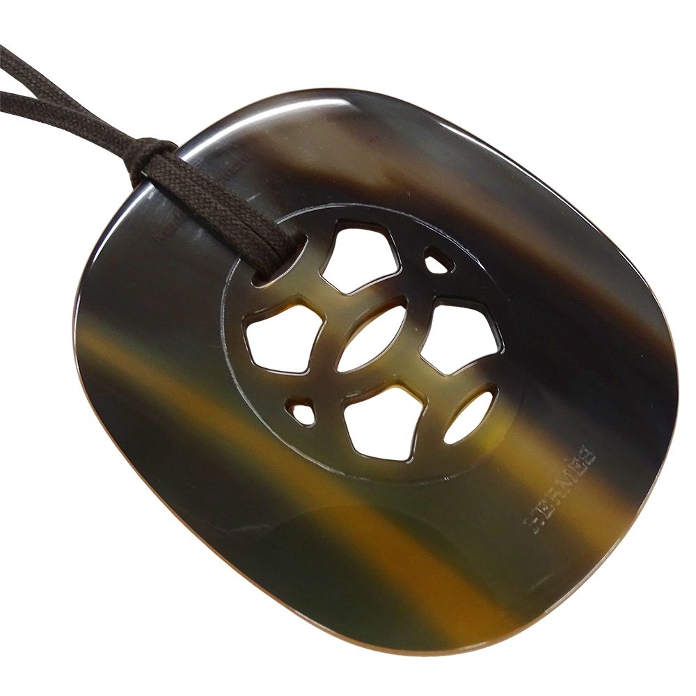 エルメス HERMES ネックレス リフトGM バッファローホーン レディース