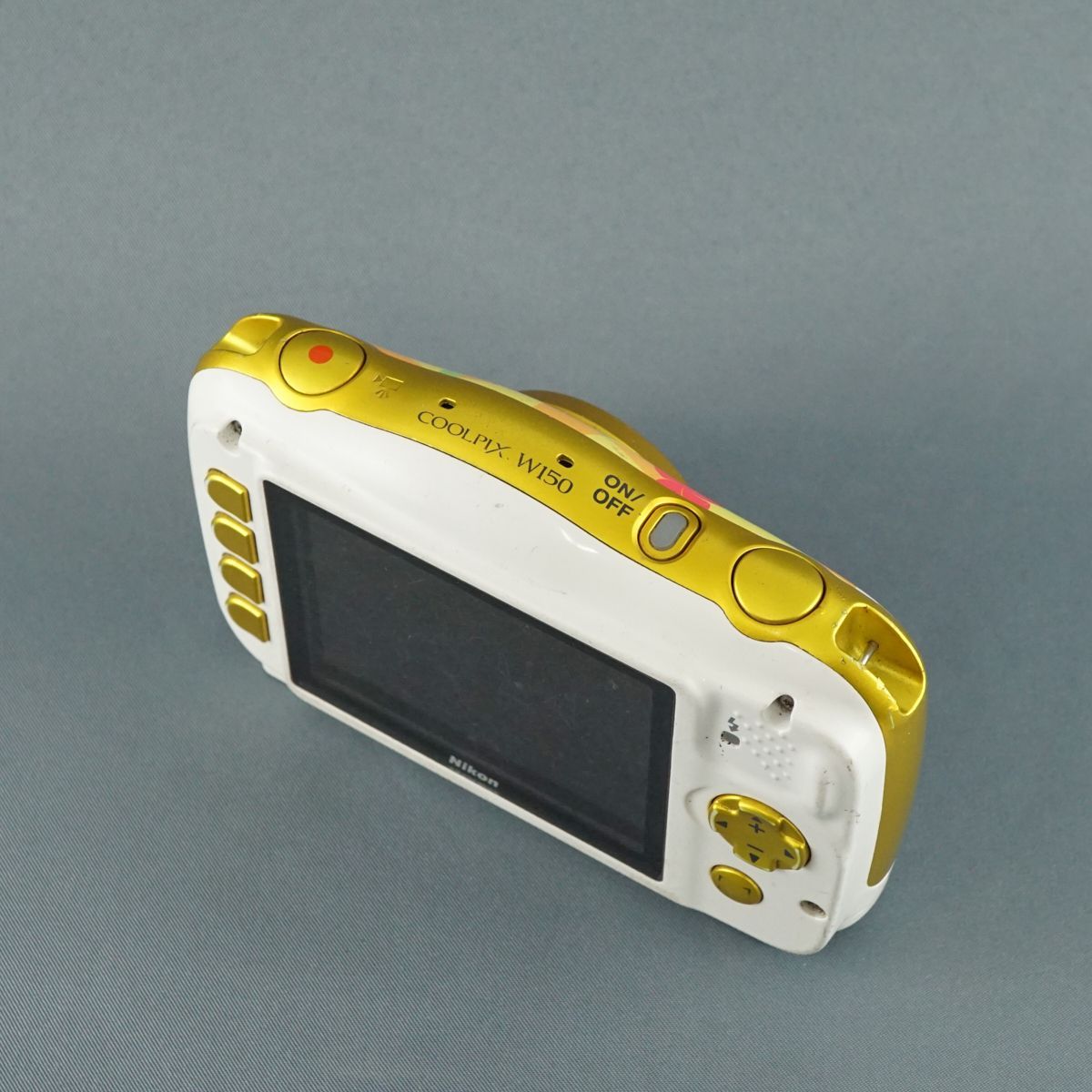 Nikon - Nikon COOLPIX W150 USED品 デジタルカメラ 本体+バッテリー 防水 耐衝撃 タフ Wi-Fi アウトドア 旅行 水中 リゾート柄 完動品 中古 CP7372 Nikon COOLPIX W150 USED品 デジタルカメラ 本体+バッテリー