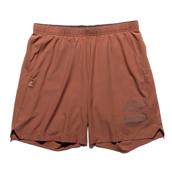 Run Amok ラン アモック ハーフパンツ 7インチ BOMMER 2.0 7 RS322-BNO メンズ BURNT ORANGE メンズ ロアークリバイバル ROARK Revival ボマー ショーツ ランニング トレイルランニング トレラ