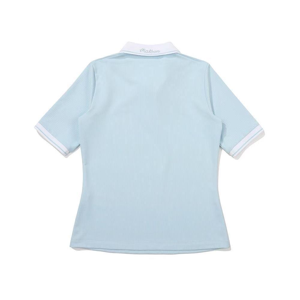 白色L マルボンゴルフ ポロシャツ malbon golf シャツ メンズ 半袖 2025年新作 マルボンゴルフ ポロシャツ malbon golf メンズ 半袖