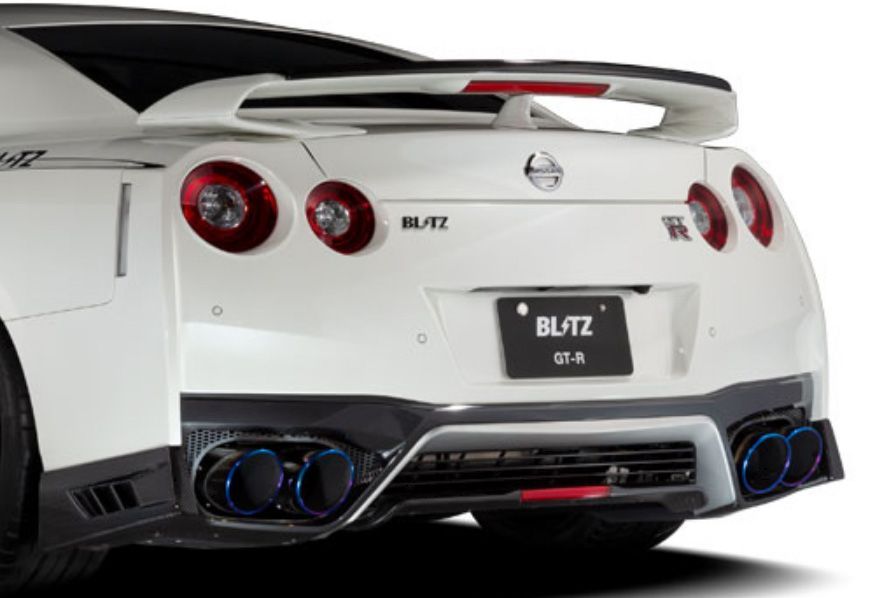 BLITZ ブリッツ AERO SPEED R-Concept エアロスピード Rコンセプト GT-R R35 NUR-SPEC FINISHER VSR 純正マフラー用テールフィニッシャー 63178V