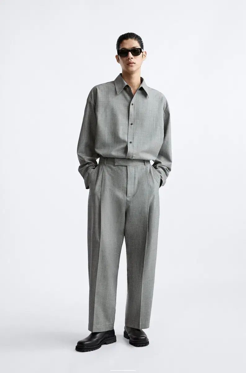 ZARA(ザラ) x Studio Nicholson(スタジオニコルソン) ストラクチャード セットアップ グレー S ー M 31