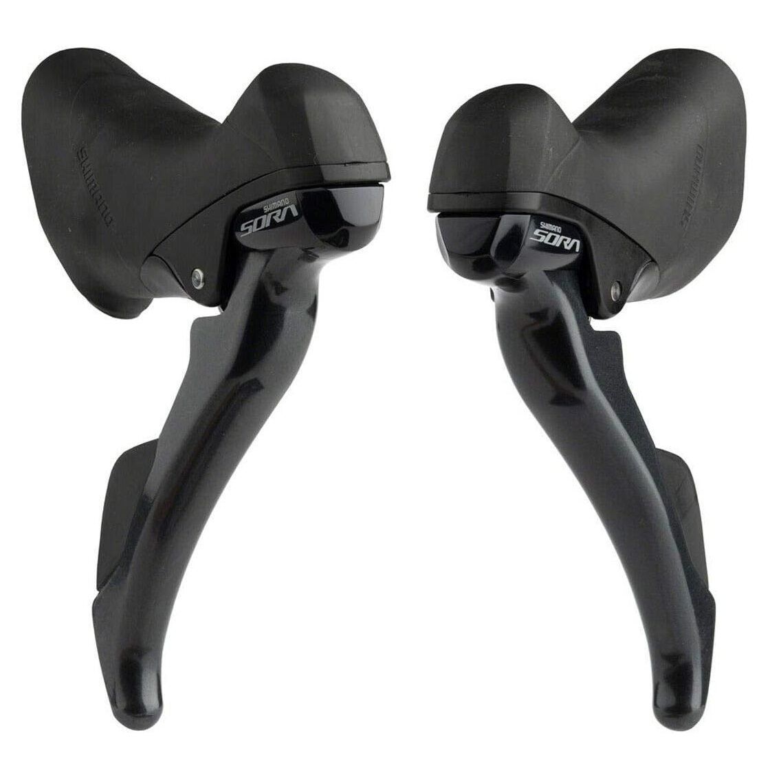 シマノ SHIMANO SORA ソラ デュアルコントロールレバー シフティング|ブレーキレバー ROAD ST-R3000-P 左右セット 2×9S ESTR3000DPA ESTR3000LIA9 ESTR3000RIA ST-R3000-R|L