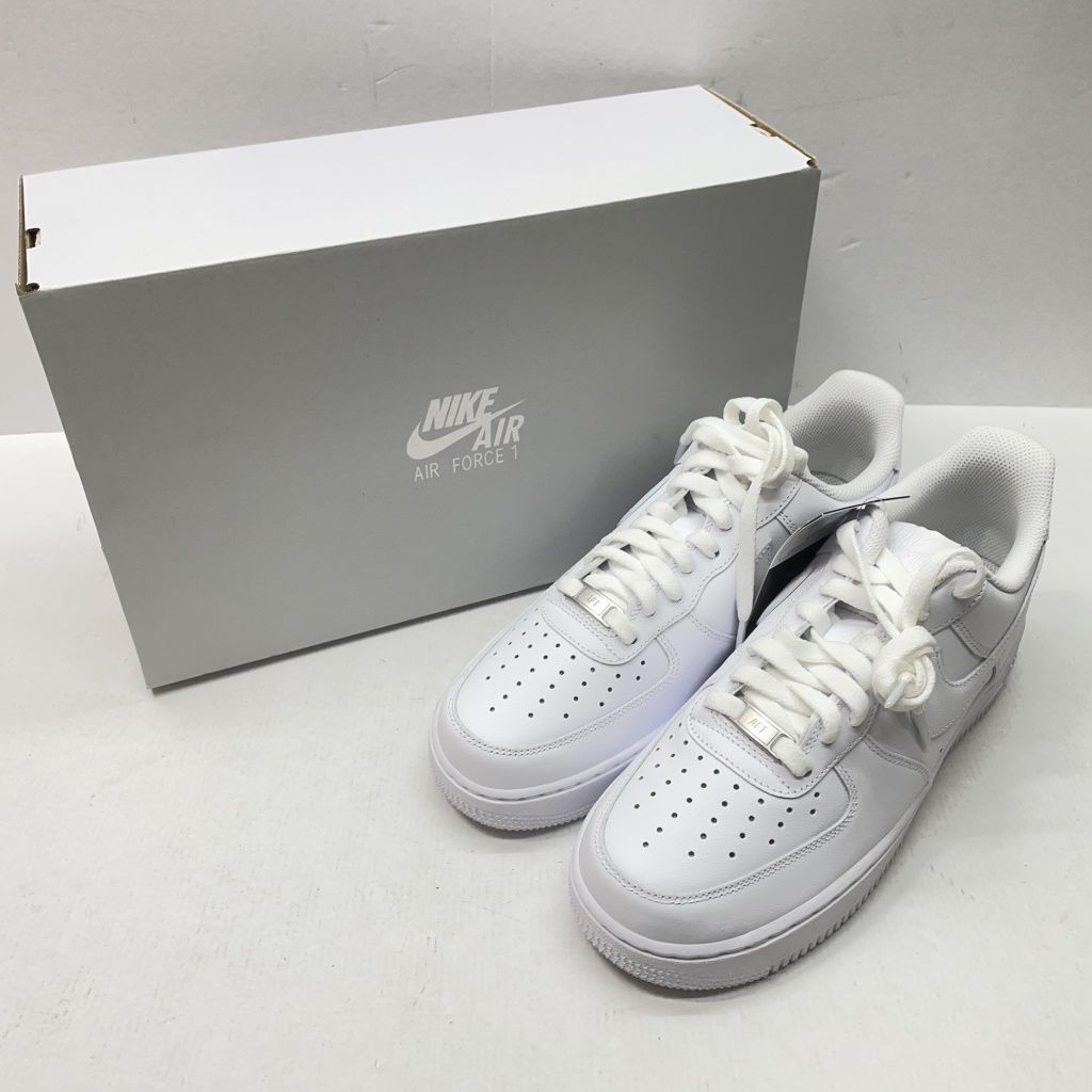 01w-3244  (1) ナイキ NIKE   Air Force 1 Low '07 'White/White'  エアフォース1 ロー '07 'ホワイト/ホワイト'  箱あり 26.0cm スニーカー  CW2288-111  【中古品】