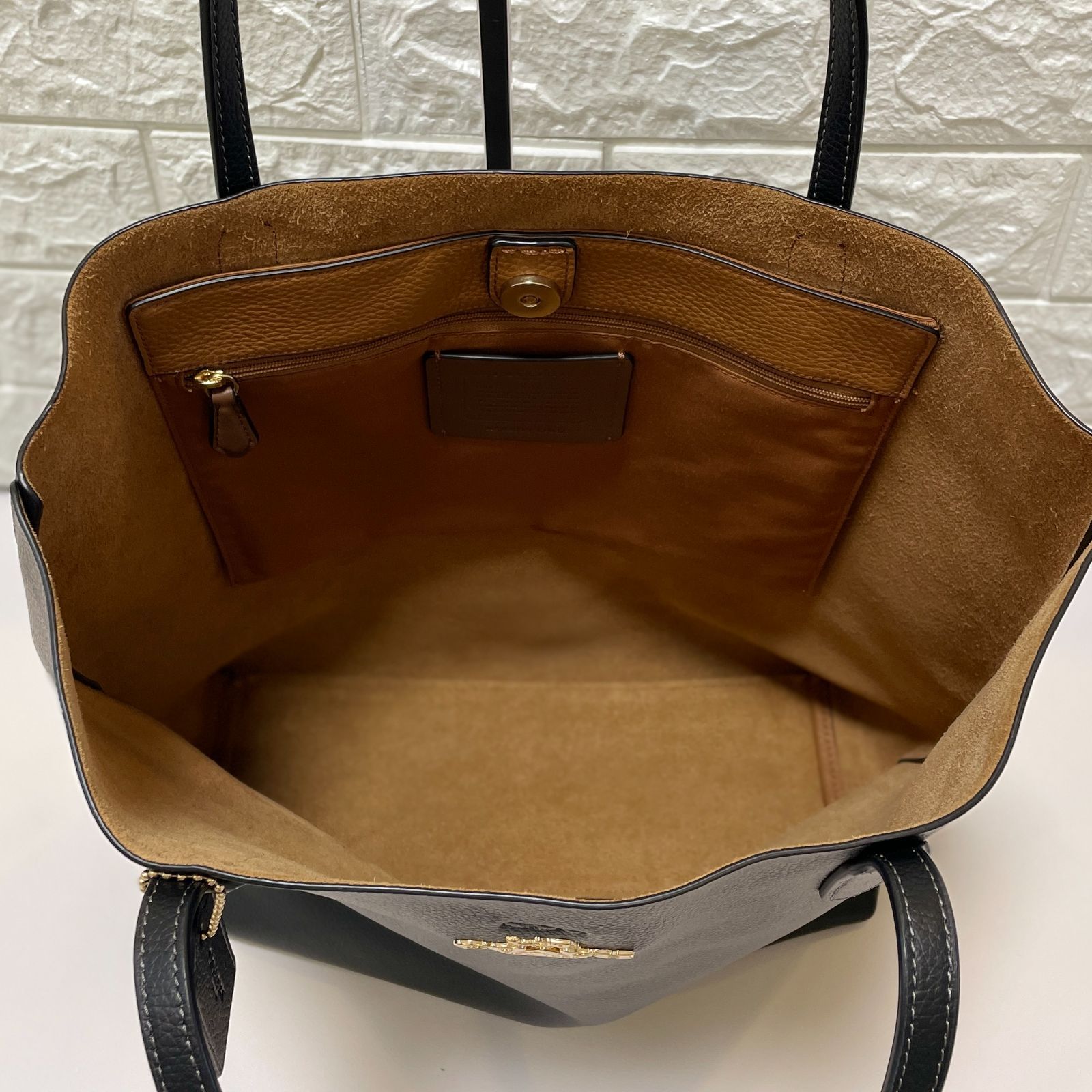 ☆美品☆ COACH コーチ トートバッグ CP037 肩掛け ブラック