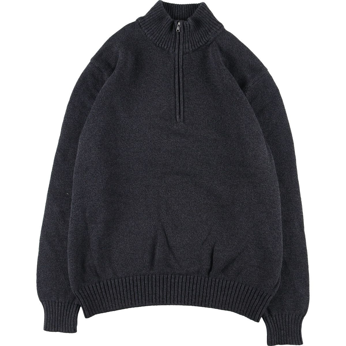古着 カルバンクライン Calvin klein コットンニットハーフジップ