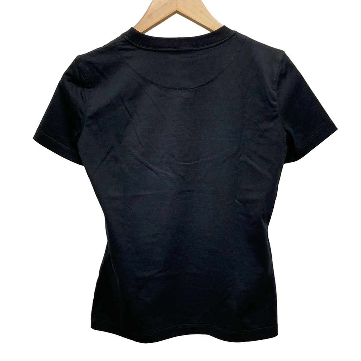 HERMES-PARIS 半袖Tシャツ 黒/白 Embroidered pocket t-shirt - Black | Hermès USA