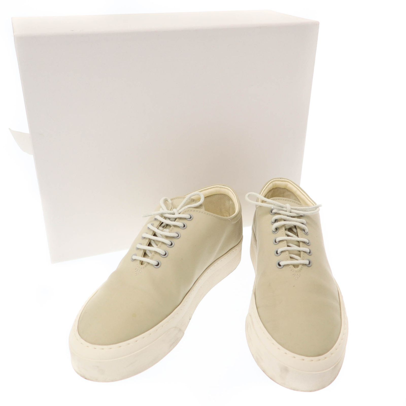 THE ROW ザ ロウ MARIE H LACE-UP レ―スアップローカットスニーカー  