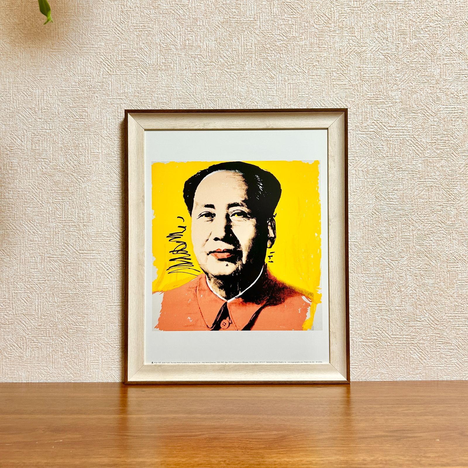 新品☆額縁付アートポスター(BRUCE MCGAW GRAPHICS)☆アンディ