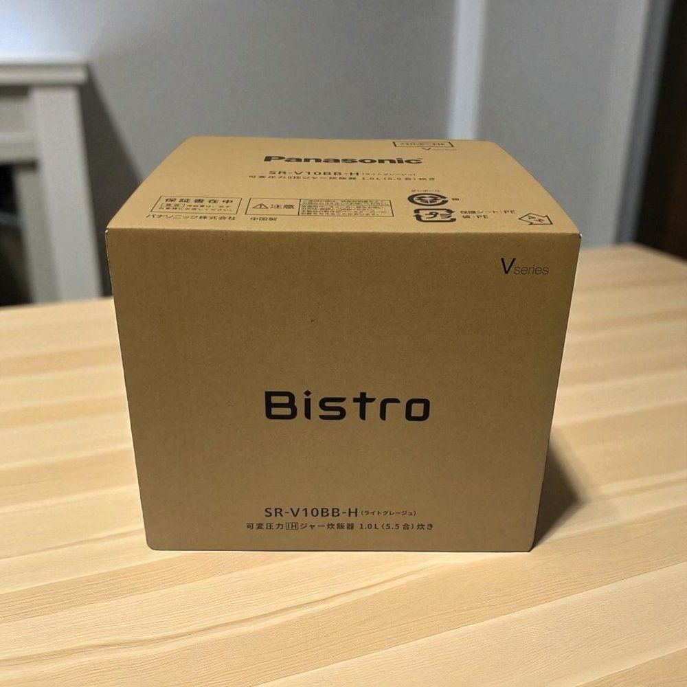Panasonic 炊飯器 SR-V10BB-H 新品 箱不良・シュリンク破れ品