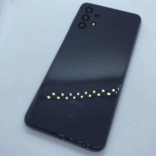 ☆【中古品】au Galaxy A32 5G SCG08 オーサムブラック SIMロック解除
