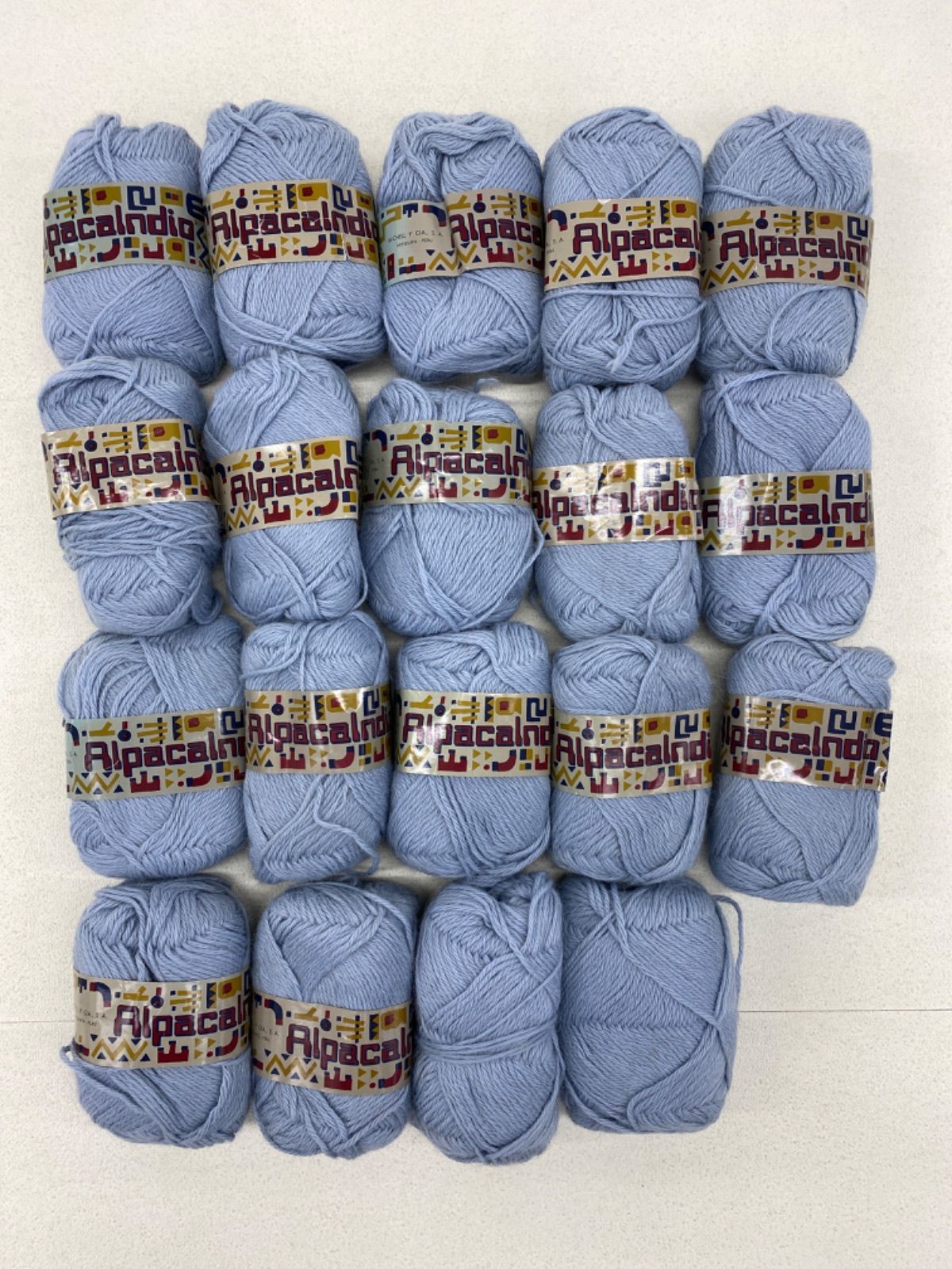 6 YT24022901 AlpacaIndio 毛糸19玉 1025g