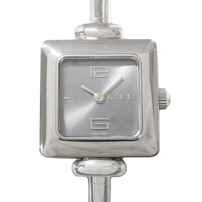 グッチ GUCCI 腕時計 バングルウォッチ 1900L スクエア サンレイ