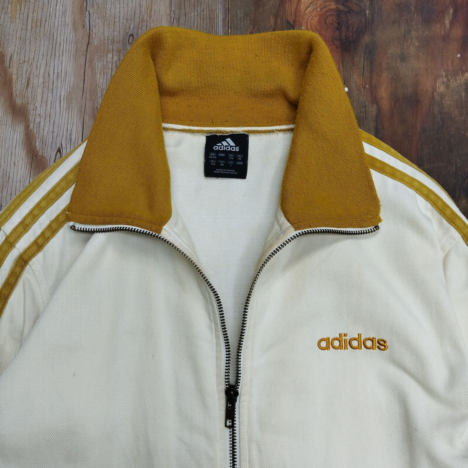 adidas ベージュ ジップアップジャケット 楽天市場】adidas アディダス ジャケット ORI LOCK UP TRACK TOP