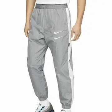 NIKE ナイキ スウッシュ ウーブン パンツ グレー 75 ズボン フルレングス パンツ ヴィンテージ スクール