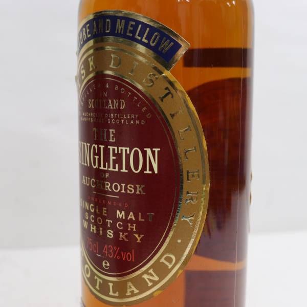 ザ・シングルトン 1976年　THE SINGLETON 750ml 43% ザ・シングルトン 1976年 シングルモルトウイスキー 750ml 43