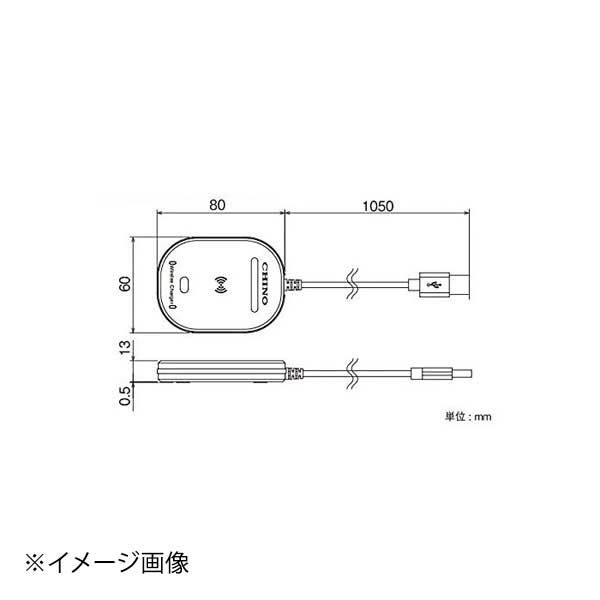 チノー 防水型中心温度計 MF500B 充電器 MV9500-B