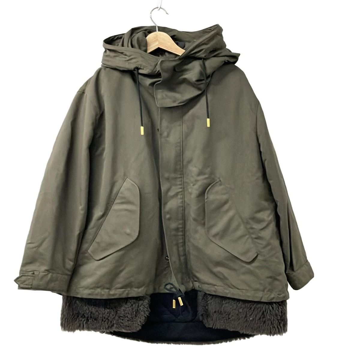 リラクス THE RERACS ジップアップダッフルコート 中古・古着通販】THE RERACS (ザ リラクス) オーバーサイズ