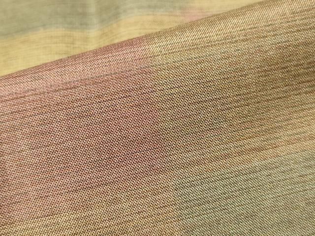 平和屋着物＃道行コート 紬地 横段文 そごう百貨店扱い 正絹 逸品 未