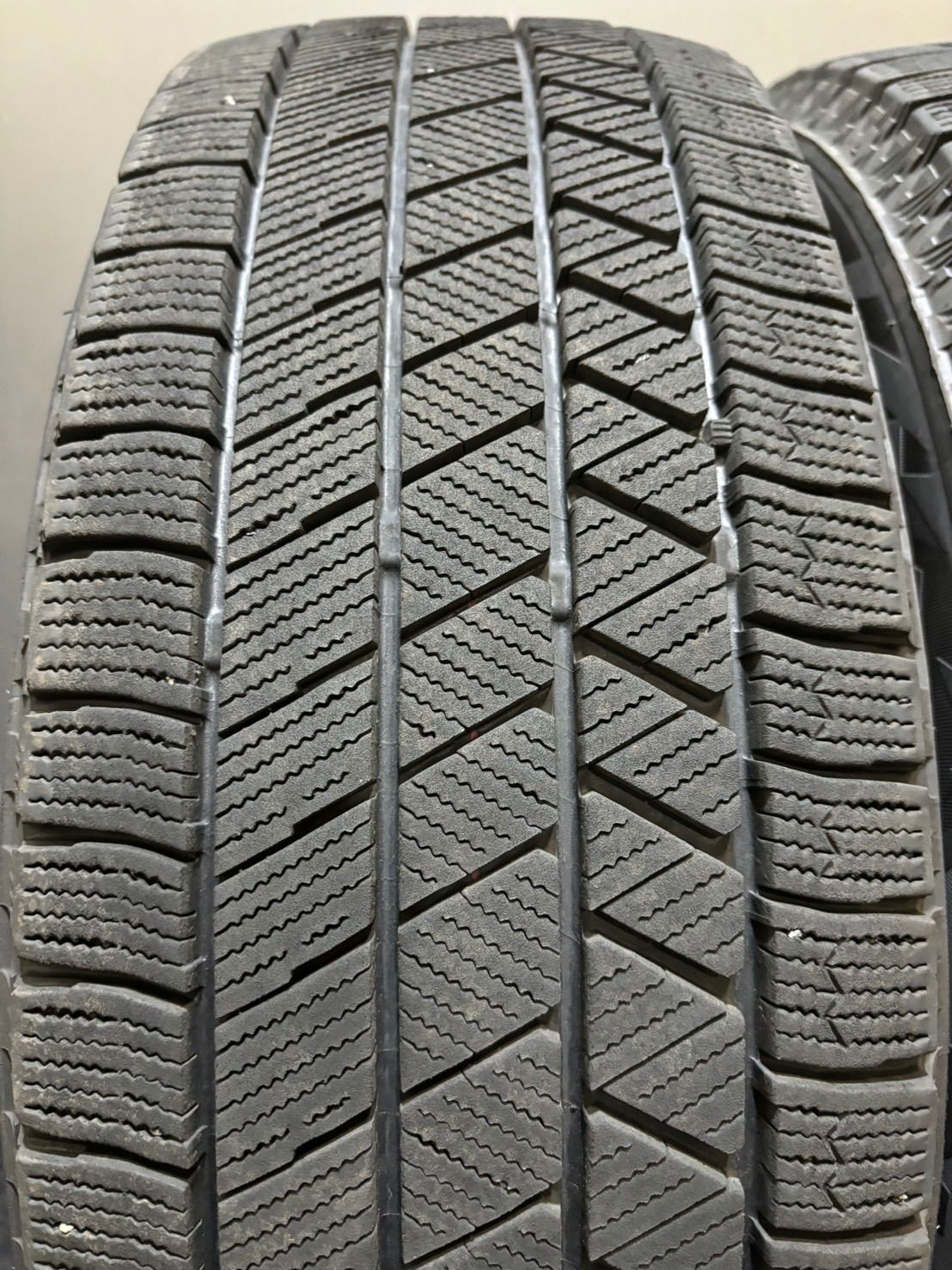 ★195/65R15 BRIDGESTONE/VRX3 21年製 ECO FORME 15インチ 6J +43 100 5H スタッドレス 4本 プリウス ウィッシュ (南3-G248)