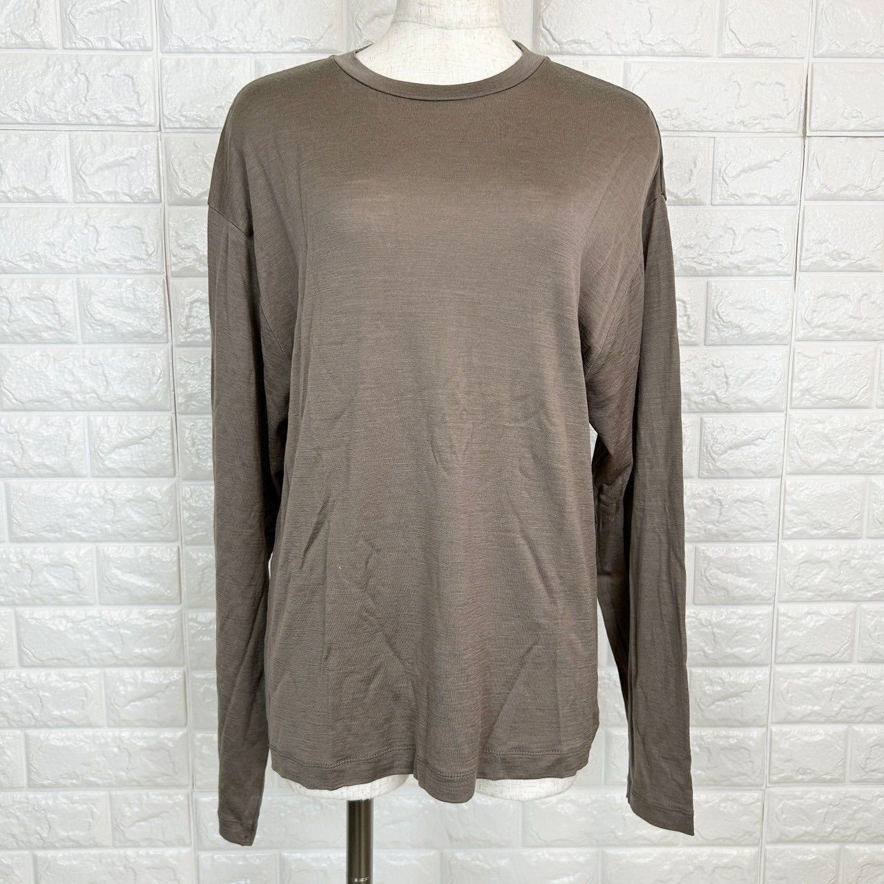 Steven Alan スティーブンアラン S ブラウン ロングスリーブTシャツ 