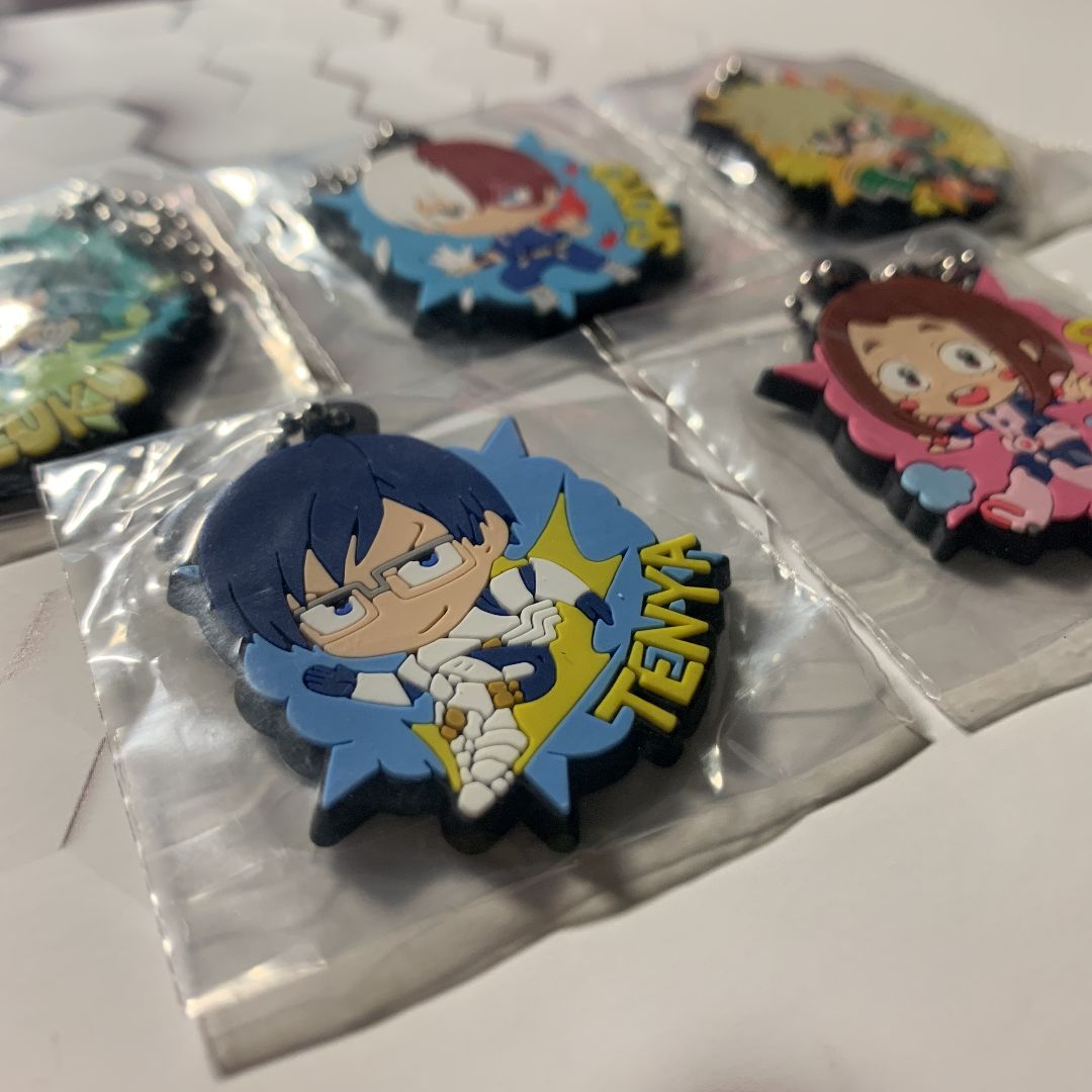 くら寿司 びっくらポン ヒロアカ ラバーストラップ 5個セット