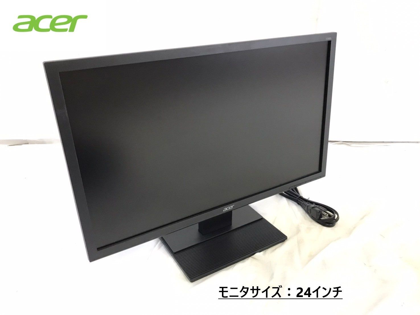 【米軍放出品】24インチ 液晶モニター ディスプレイ PCモニター acer V246HL (140) HH27AK-7#24