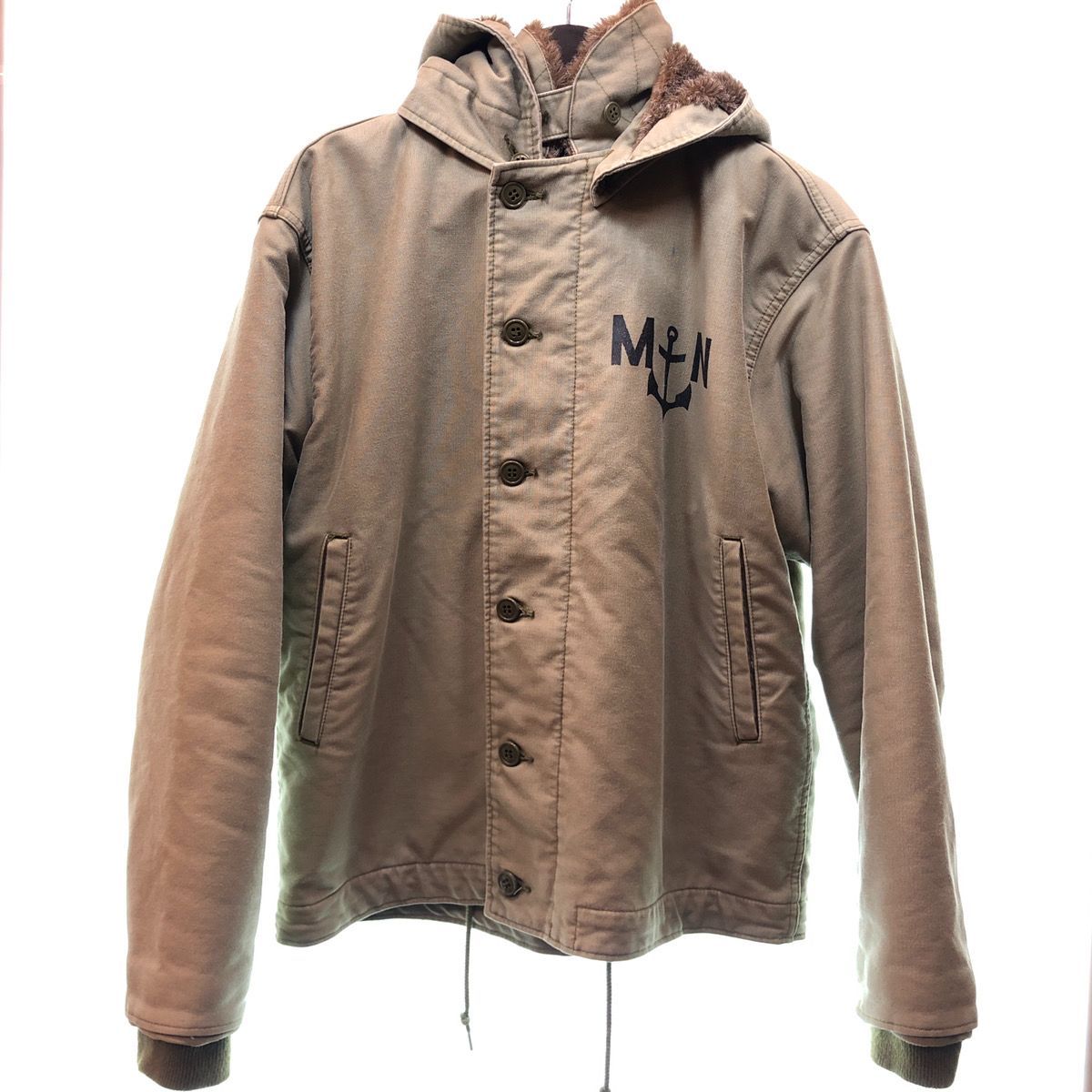 【定番】HOUSTON WAIPER別注 フランス海軍 デッキジャケット S HOUSTON（ヒューストン） WAIPER別注 フランス海軍デッキジャケット