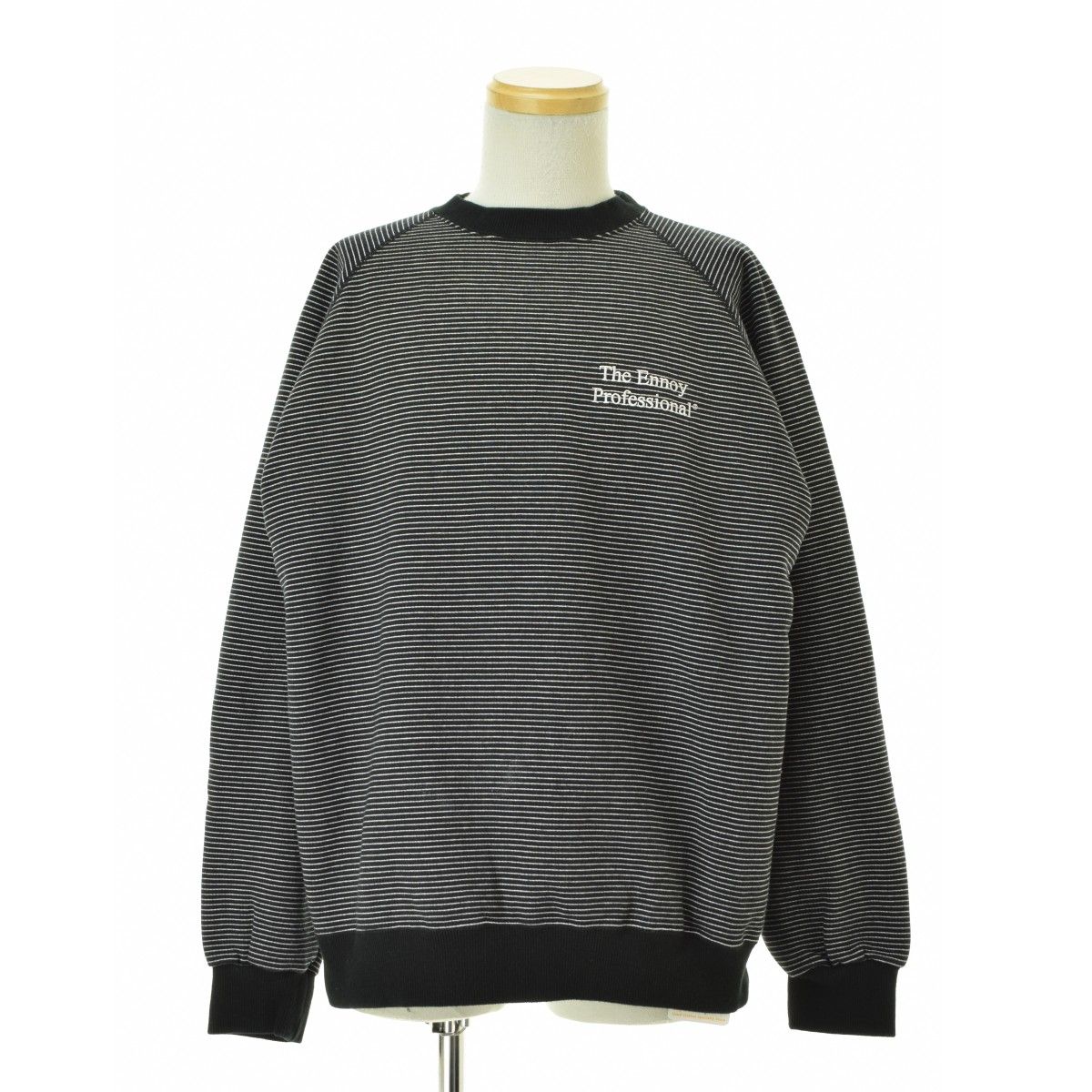 g*n様 BORDER CREW NECK SWEAT ennoy L スタイリ ENNOY 新品 エンノイ BORDER CREW NECK SWEAT ボーダー