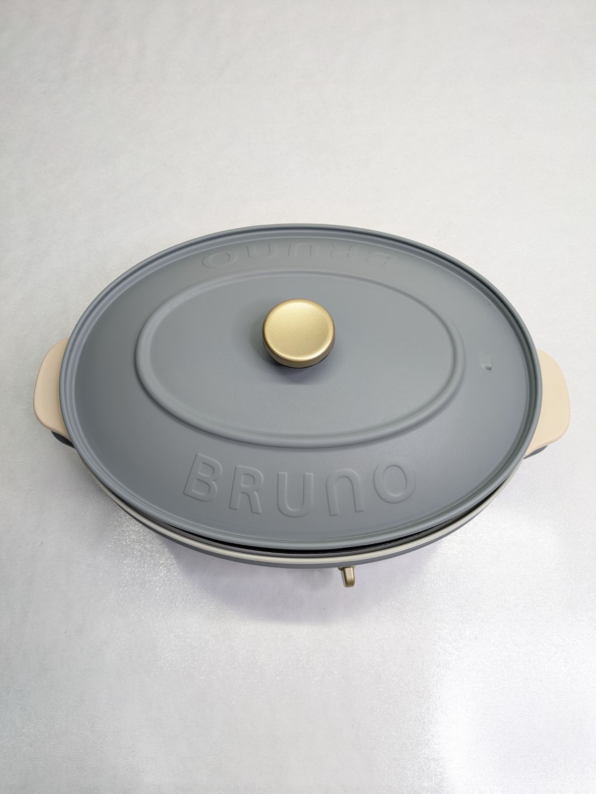 動作 済み BRUNO ブルーノ BOE-053 オーバル ホットプレート 平面プレート たこ焼きプレート 深鍋