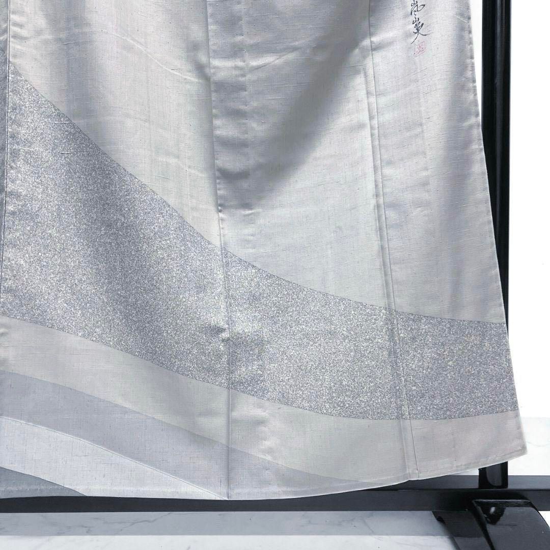 訪問着 着物 中古 正絹 袷 落款 佐波理 身丈159cm M A1070-5 訪問着 着物 中古 正絹 袷 落款 佐波理 身丈159cm M A1070-5