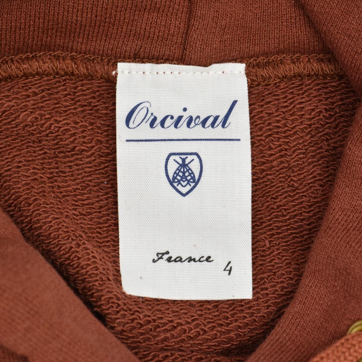【ORCIVAL】RC-9008 VINTAGE FRENCH TERRY ヴィンテージフレンチテリースウェットパーカー ORCIVAL】RC-9008 VINTAGE FRENCH TERRY ヴィンテージフレンチテリー