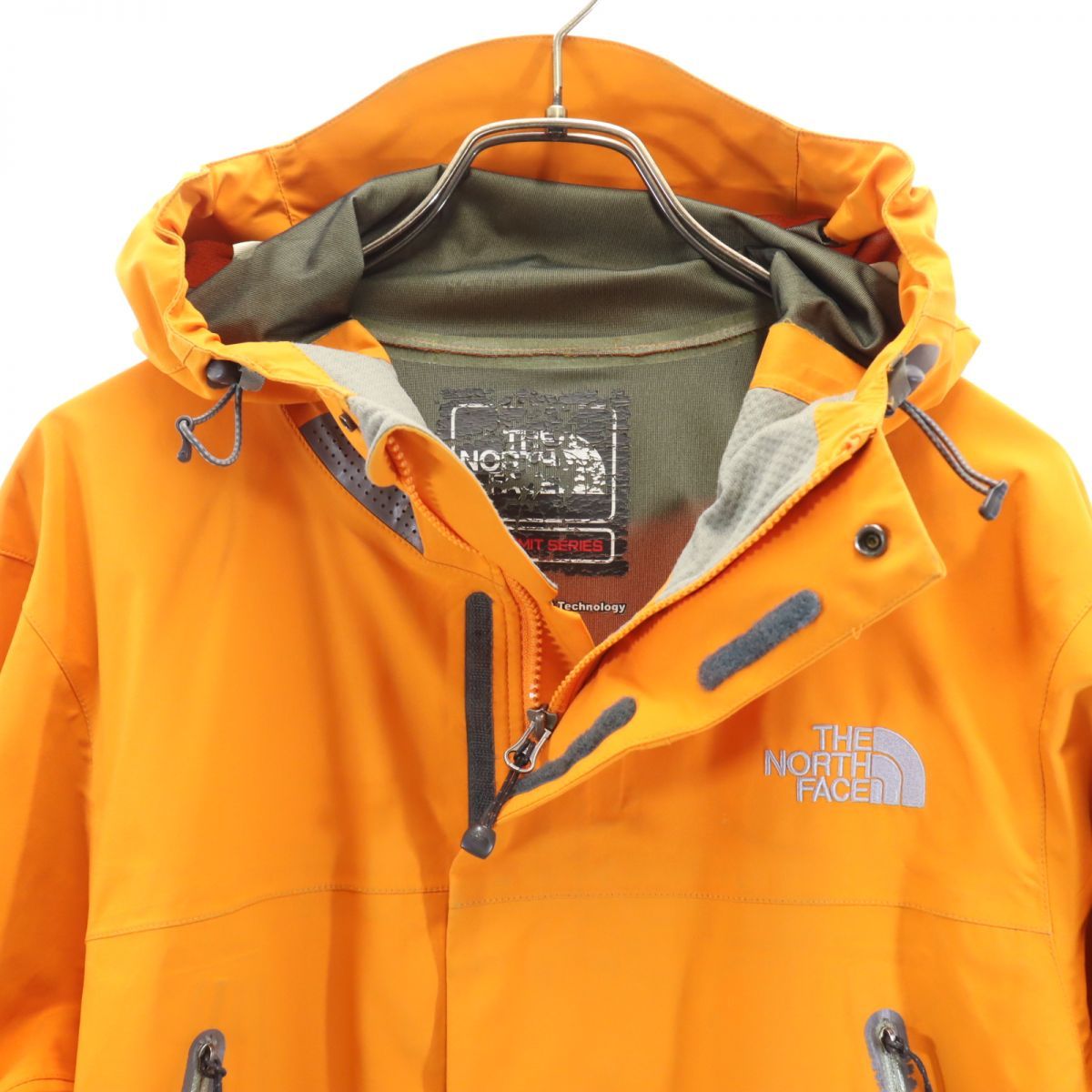 ザノースフェイス NP15500 ゴアテックス サミットシリーズ アウトドアジャケット L オレンジ THE NORTH FACE フード メンズ  古着 【240304】