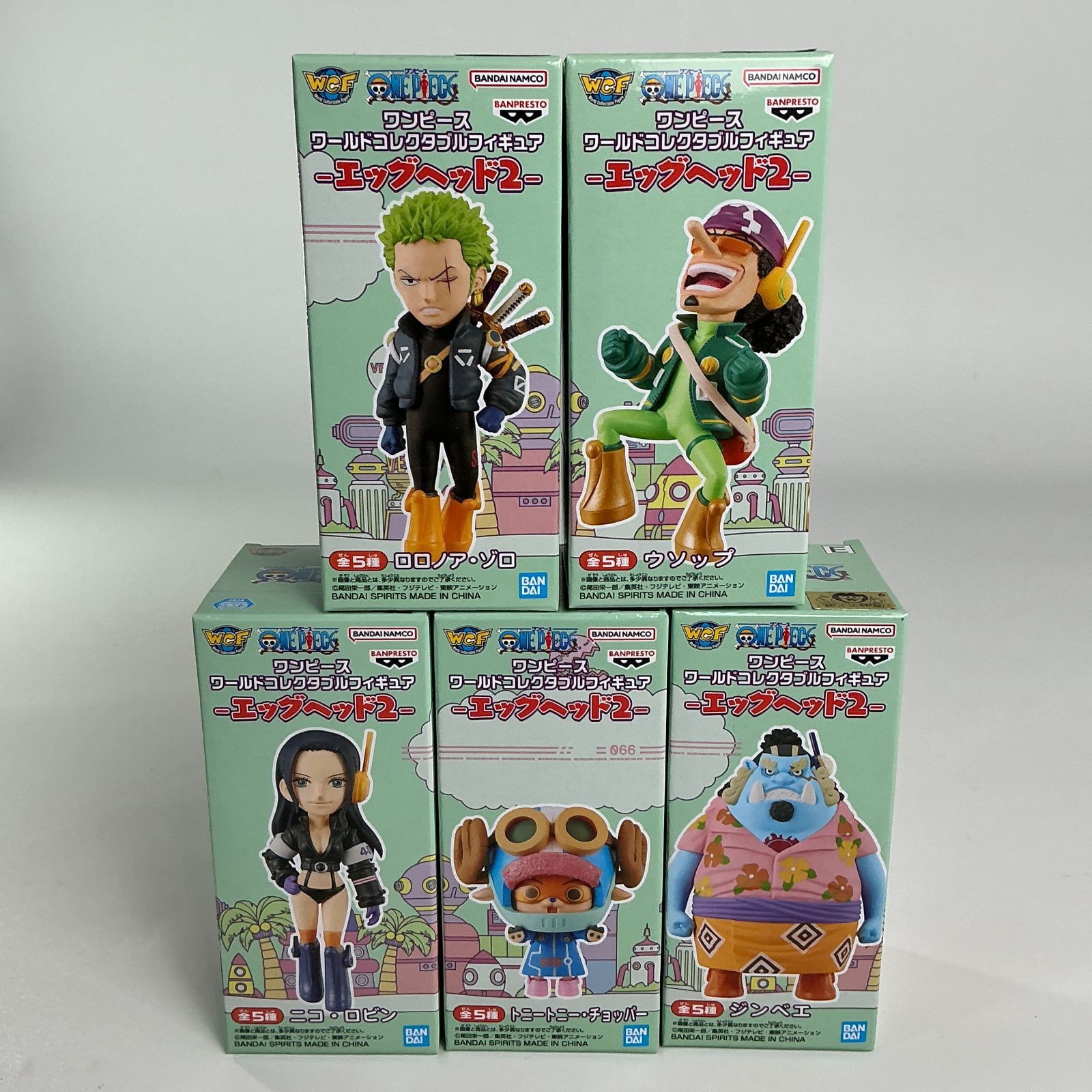 ワンピース ワールドコレクタブルフィギュア エッグヘッド2 全5