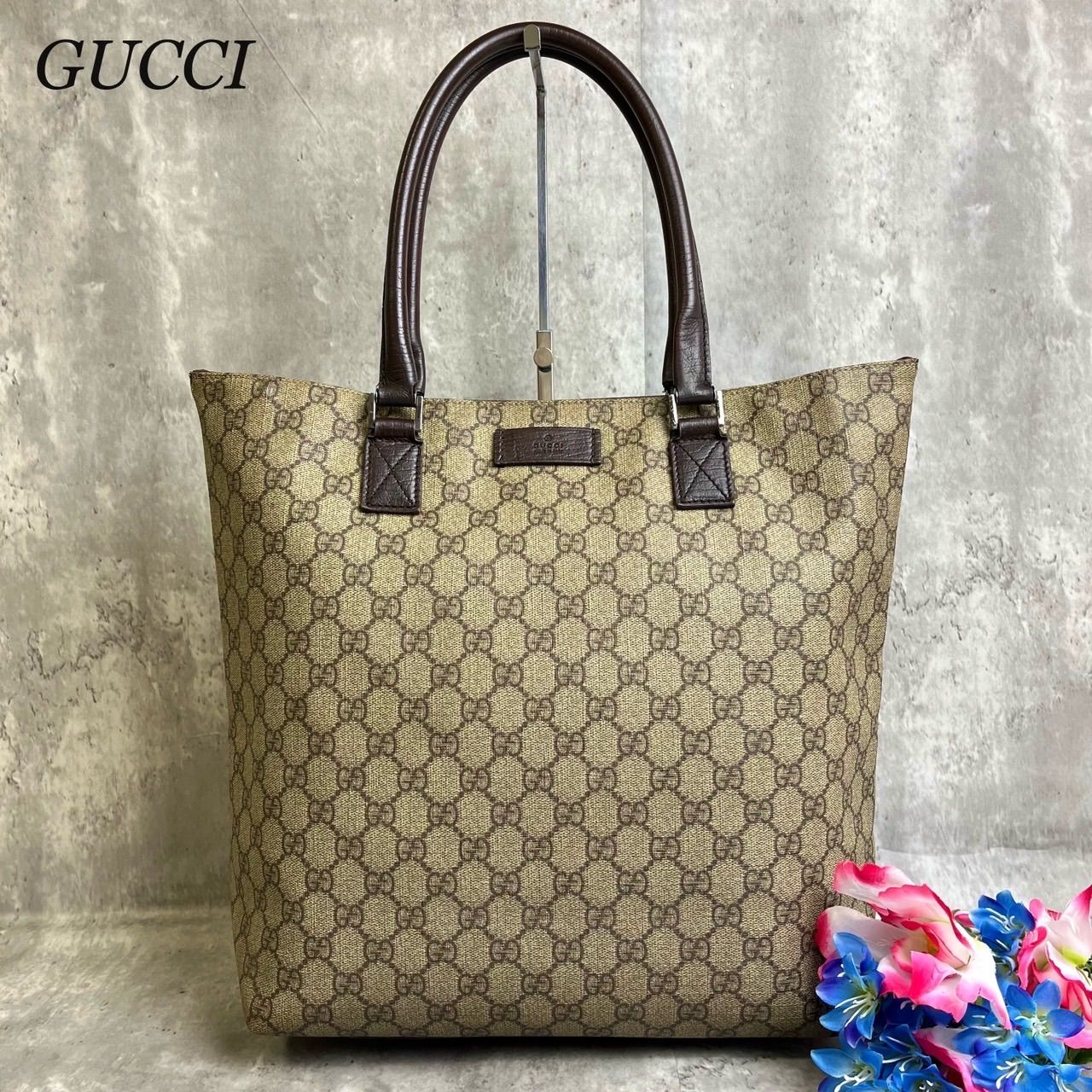 新作☆GUCCI グッチ　トートバッグG G柄PVCレザー バッグ