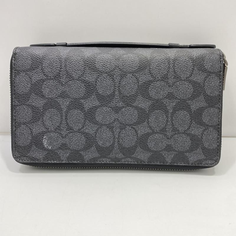 COACH ダブルジップ トラベルオーガナイザー 長財布 コーチ／COACH 長