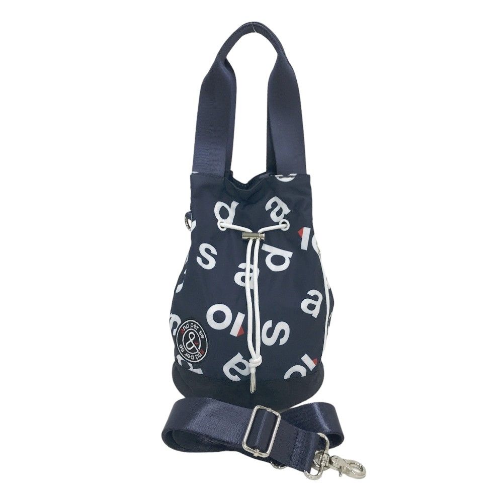 AND PER SE アンパスィ 2022年モデル 2WAY カートバッグ ロゴ総柄