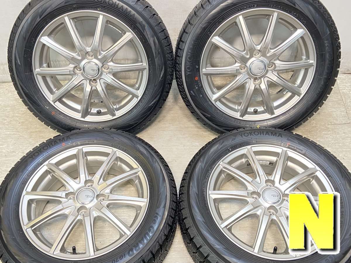 185/60R15 nヨコハマ アイスガード iG70 n SIBILLA GS-5 n15x5.5