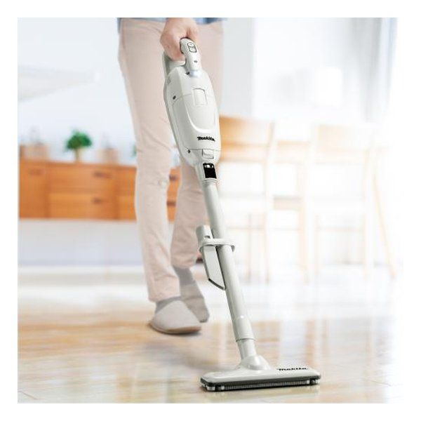 makita マキタ 充電式クリーナ 10.8V 内蔵式 |紙パック式|ワンタッチスイッチ|アイボリー CL115FDWI 2663541