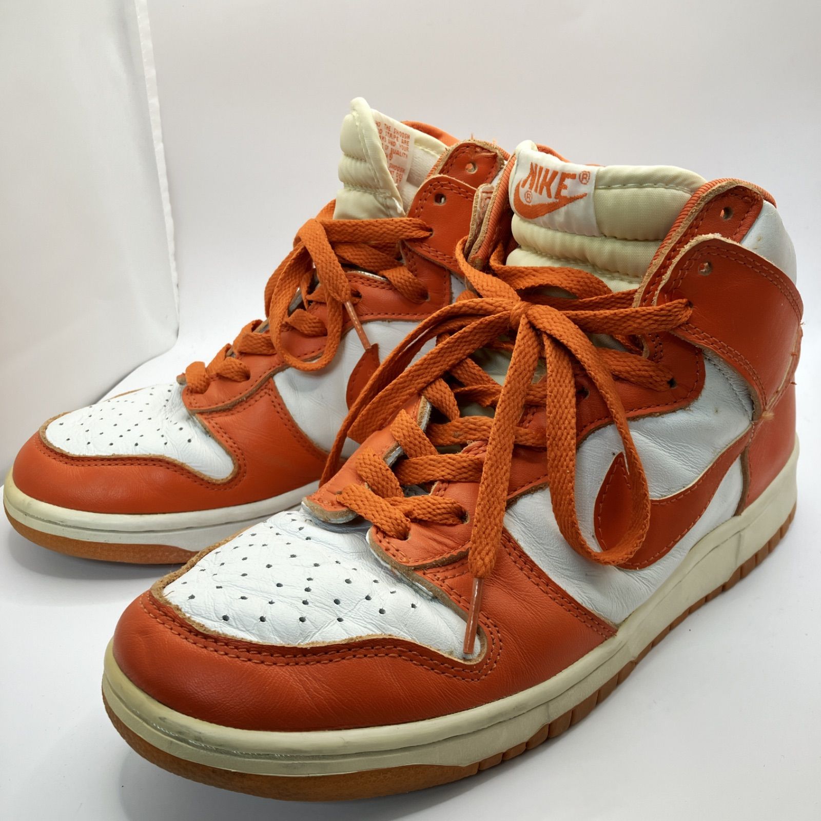 NIKE DUNK HIGH LE 630335 811 シラキュース ホワイト オレンジ 1998