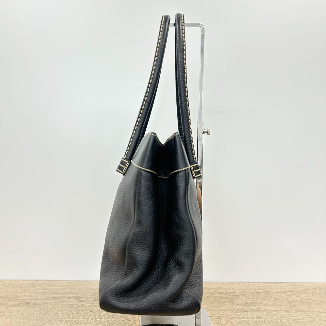 返品OK】TOD'S トッズ レザー トートバック シボ革 ビジネスバッグ