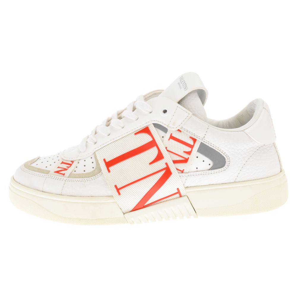 VALENTINO (ヴァレンチノ) leather sneakers with VLTN logo ロゴ